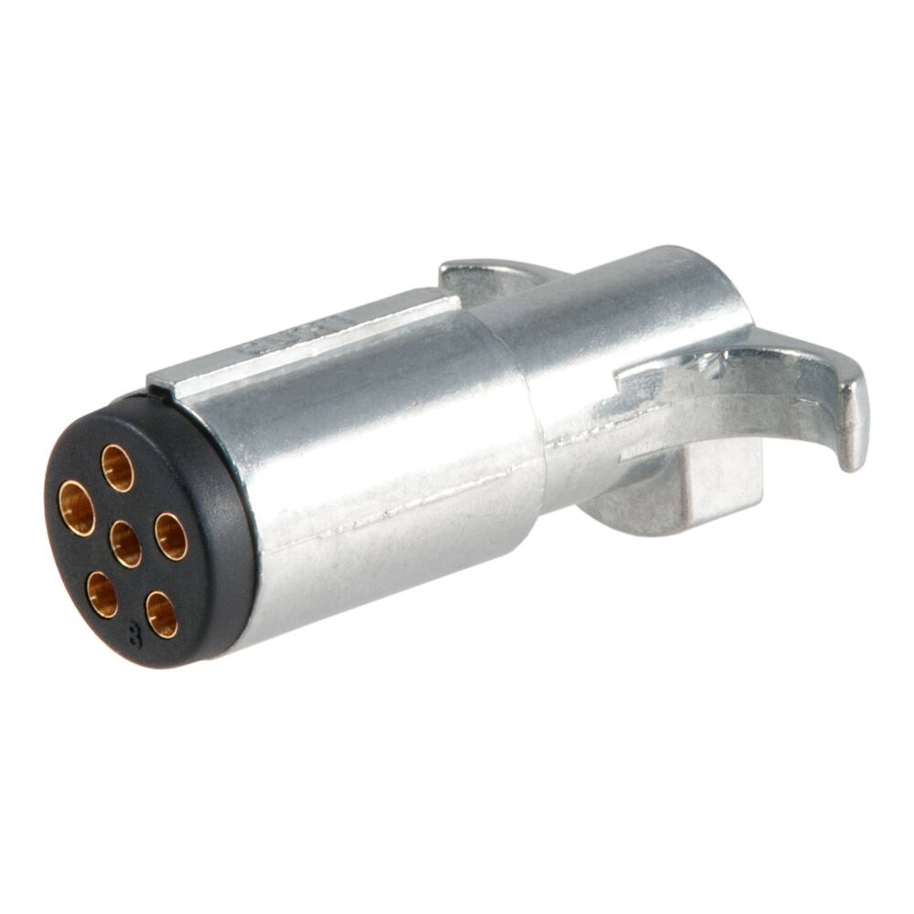 58080 6-Way Round Connector Plug (Trailer Side, Diecast Metal)