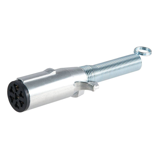 58180 7-Way Round Connector Plug with Spring (Trailer Side)
