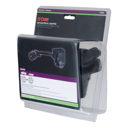 57003 7-Way RV Blade LED Electrical Adapter (Not Wiring Extension)