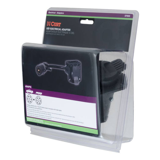 57003 7-Way RV Blade LED Electrical Adapter (Not Wiring Extension)