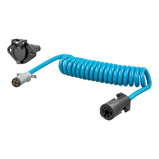 57285 8' Dinghy Towing Adapter & Socket 7-Way Blade to 4-Way Round