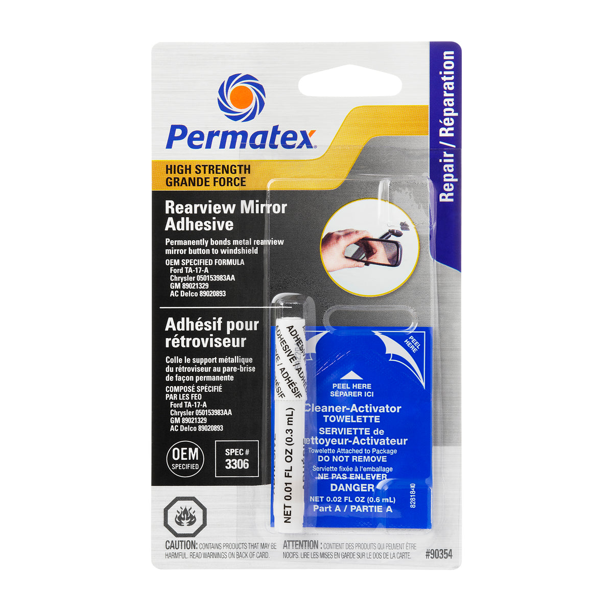 Rearview Mirror Adhesive - #954-2 - National Parts Depot