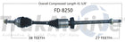 FD8250 Trakmotive Auto CV Axle