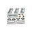 H5516 Carlson Disc Brake Hardware Kit, Front
