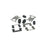 H5624Q Carlson Disc Brake Hardware Kit, Front