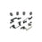 H5643Q Carlson Disc Brake Hardware Kit, Rear