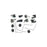 H5660Q Carlson Disc Brake Hardware Kit, Front