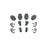 H5780Q Carlson Disc Brake Hardware Kit, Front