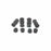 H5804 Carlson Disc Brake Hardware Kit, Rear