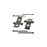 H5811 Carlson Disc Brake Hardware Kit, Front