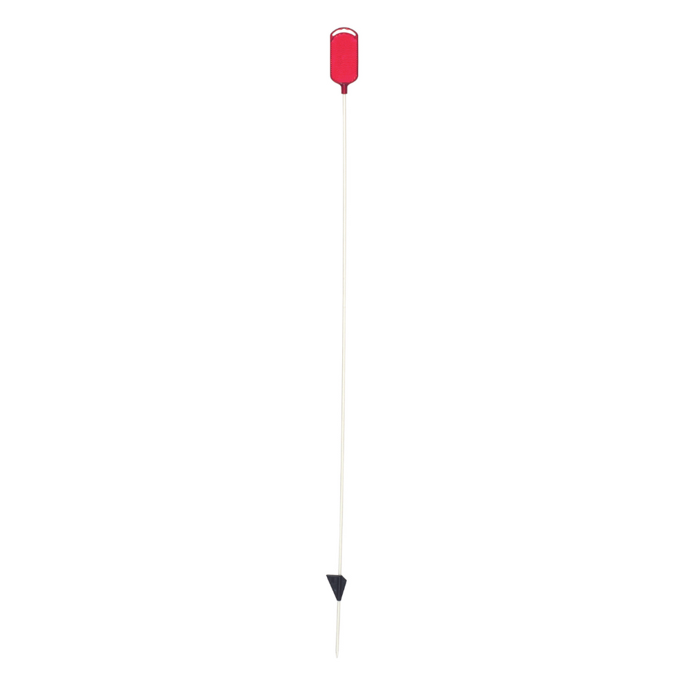 1/4" Red Oval Driveway Marker