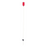 1/4" Red Oval Driveway Marker