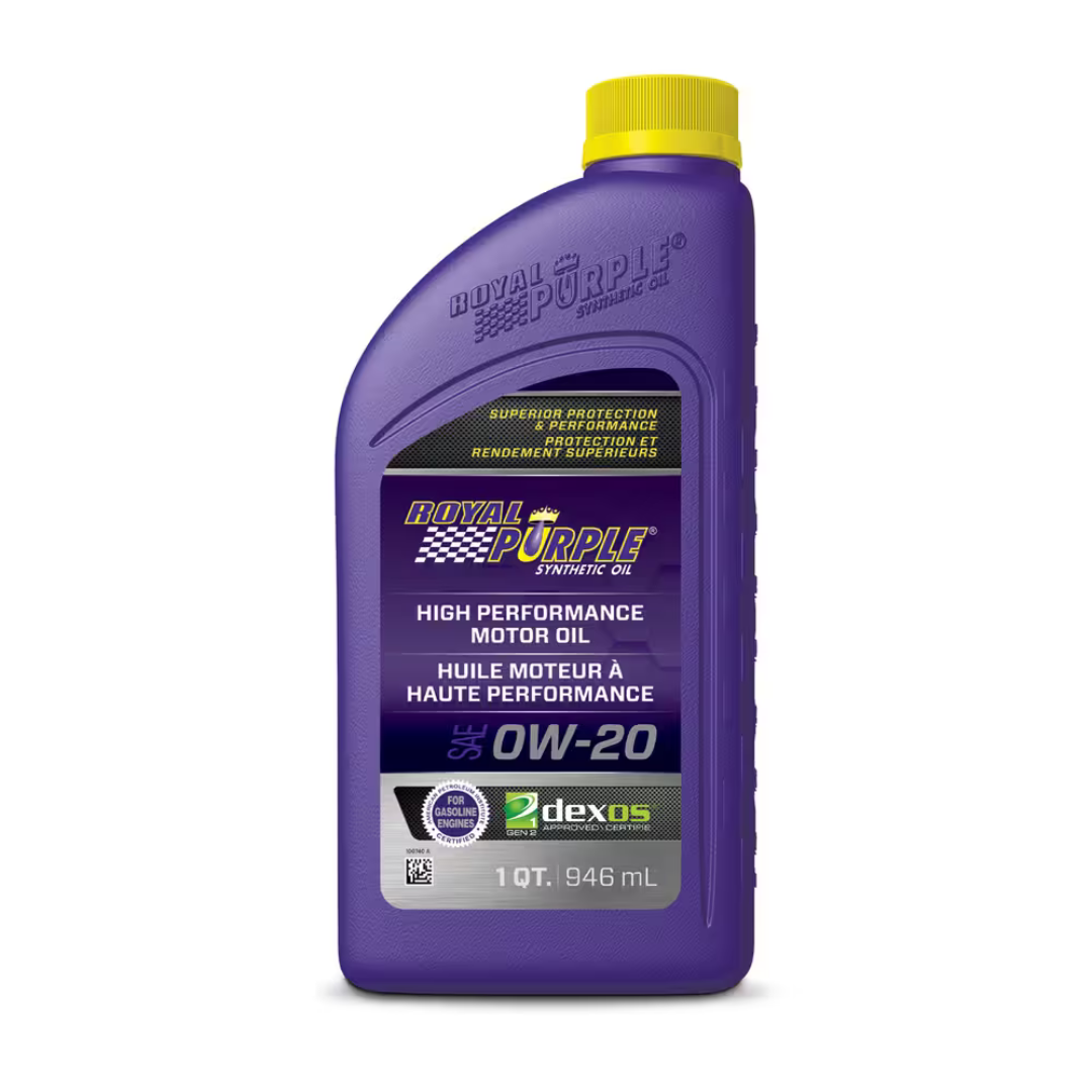 Royal Purple High Performance 0W20 Synthetic Engine/Motor Oil, 946