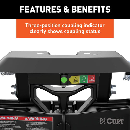 16046 A25 5th Wheel Hitch Ram 2500, 3500, 8' Bed Puck System