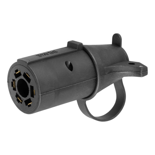 Adapter (7-Way RV Blade to 6-Way Round Trailer, Center Pin)