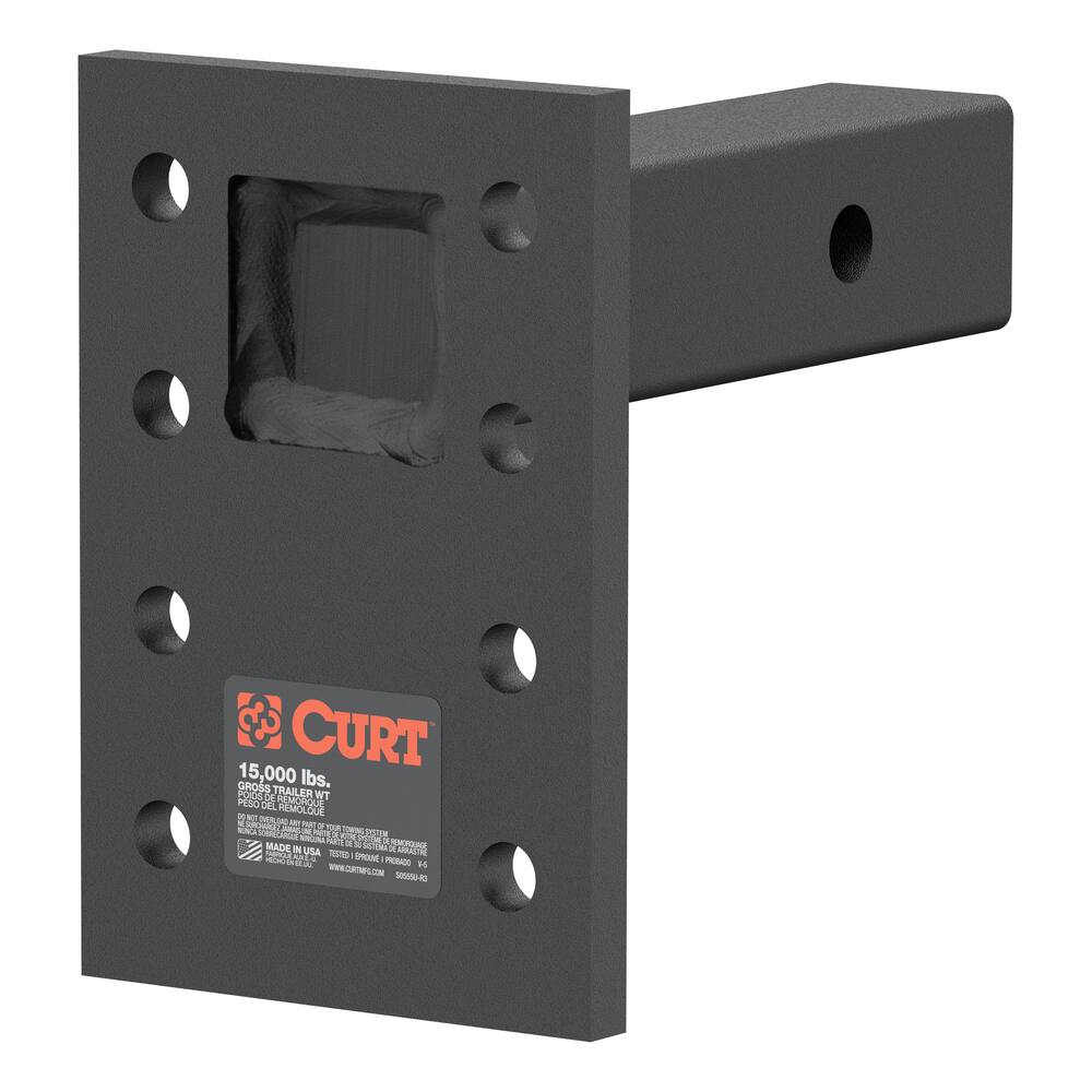 48328 Adjustable Pintle Mount (2 Shank, 15K lb, 7 High, 6 Long)