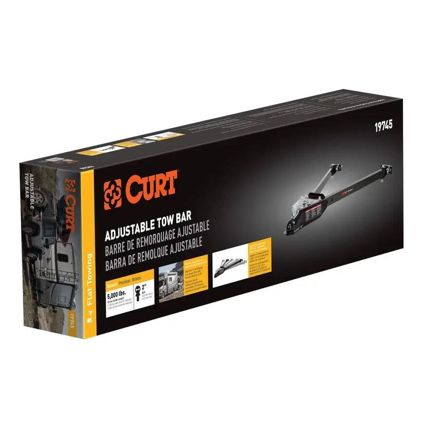 19745 Adjustable Tow Bar with 2 Coupler (Adjusts 26 to 41 Wide)