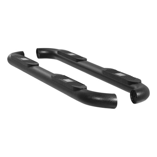AL233006 Aries Big Step Round Side Bars, Textured Black