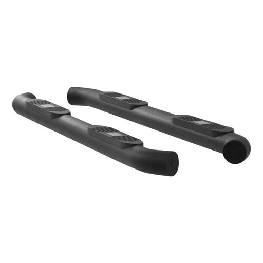 AL234045 Aries Big Step Round Side Bars, Textured Black