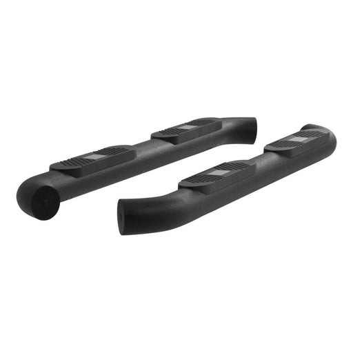 AL234046 Aries Big Step Round Side Bars, Textured Black