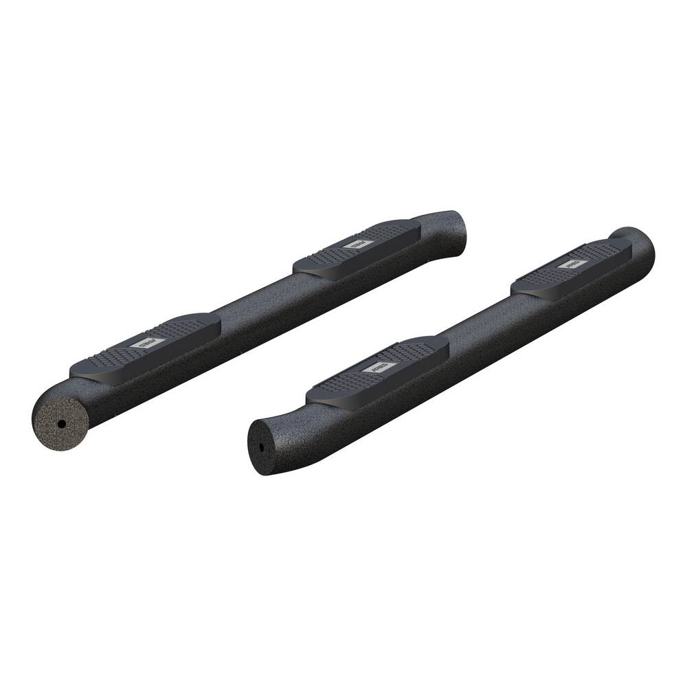 AL234051 Aries Big Step Round Side Bars, Textured Black
