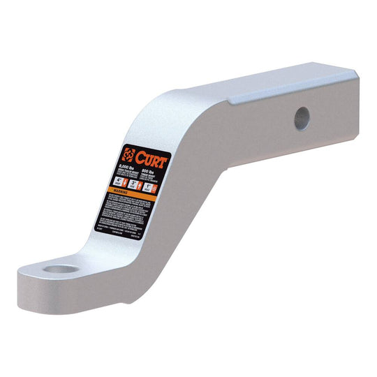 45361 Aluminum Ball Mount 2 Shank, 8000 lbs, 4 Drop, 8-1/2 Long