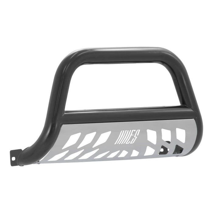 B35-2003 Aries 3 BullBar, SG Black w/ Brushed SS Skid Plt