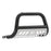 B35-3013 Aries 3 BullBar, SG Black w/ Brushed SS Skid Plt