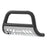 B35-3014 Aries 3 BullBar, SG Black w/ Brushed SS Skid Plt