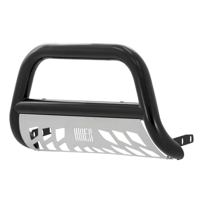 B35-5003 Aries 3 BullBar, SG Black w/ Brushed SS Skid Plt