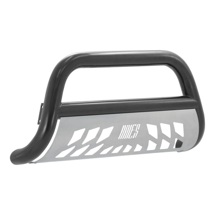 B35-5006 Aries 3 BullBar, SG Black w/ Brushed SS Skid Plt