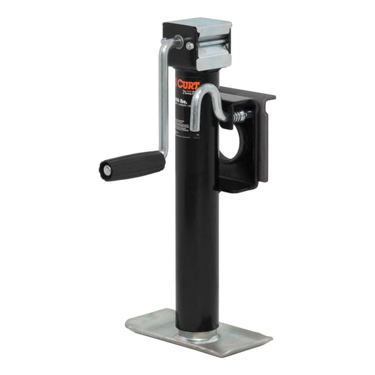 Bracket-Mount Swivel Jack with Side Handle (2,000 lbs)