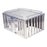 DB4848 Bright Aluminum 48 X 48 Double-door Dog Box