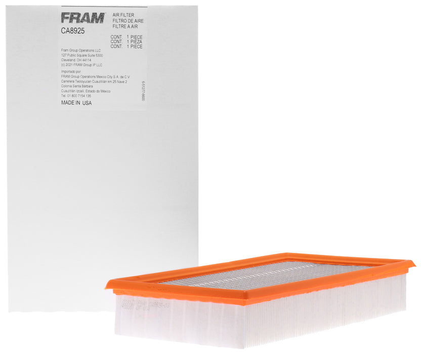 CA8925 FRAM Extra Guard Air Filter