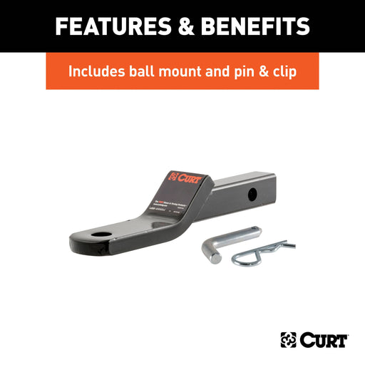 113253 Class 1 Trailer Hitch, 1-1/4 Ball Mount, Select Sonata