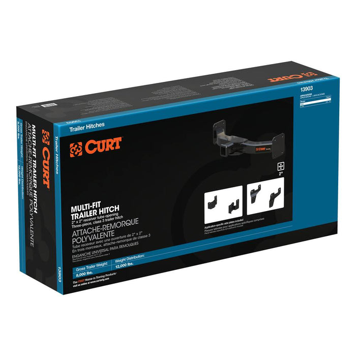 Class 3 Multi-Fit Trailer Hitch with 2 Receiver