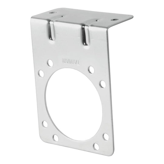 58231 Connector Mounting Bracket for 7-Way RV Blade, Zinc