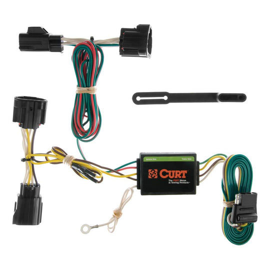 55414 Custom Wiring, 4-Way Flat, Select Jeep Commander