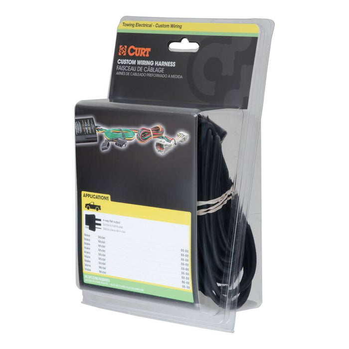 Custom Wiring Harness, 4-Way Flat Output Dodge Durango
