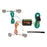 56191 Custom Wiring Harness, 4-Way Flat Output Fiesta Hatchback