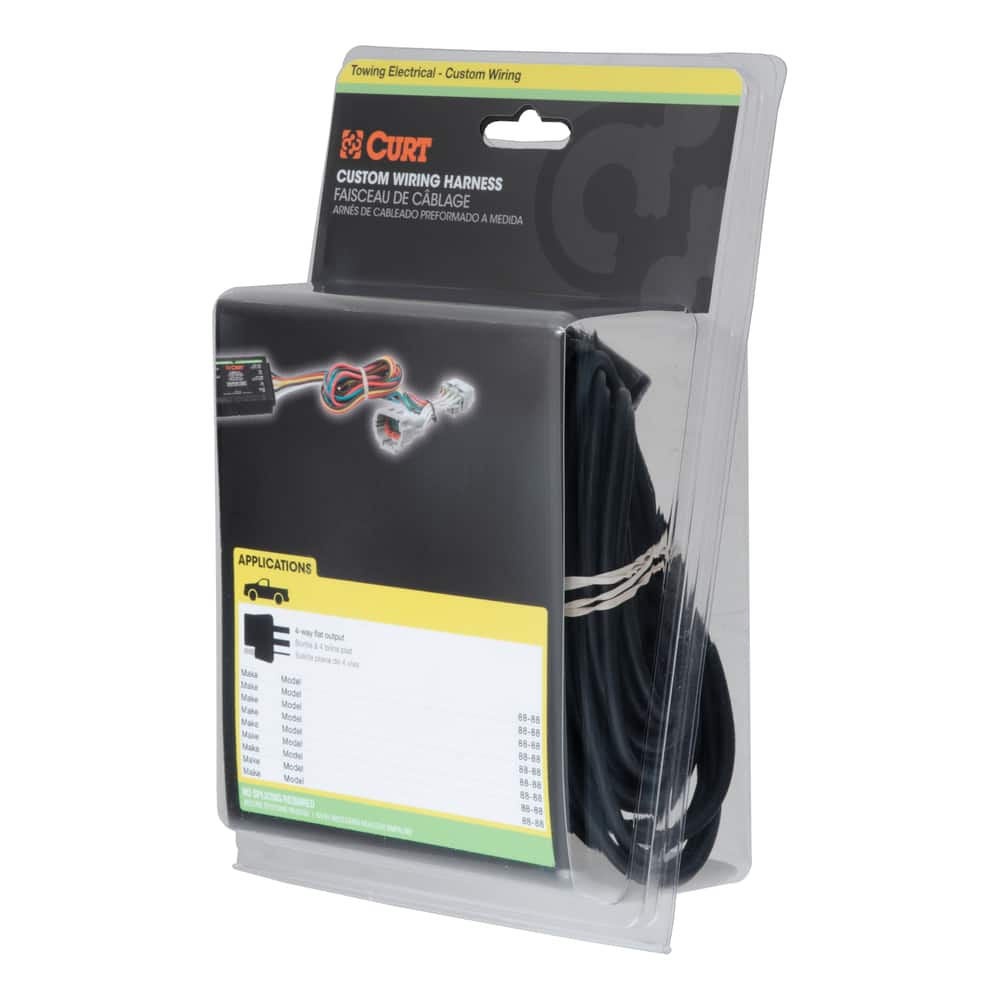Custom Wiring Harness, 4-Way Flat Output, Select Ford Fusion