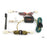 55418 Custom Wiring Harness, 4-Way Flat Output, Select Sienna