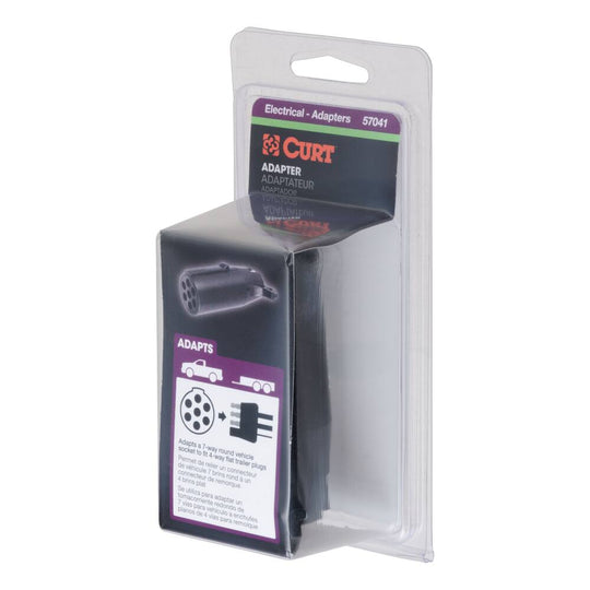 Electrical Adapter (7-Way Round to 4-Way Flat Trailer)