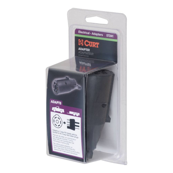 57041 Electrical Adapter (7-Way Round to 4-Way Flat Trailer)