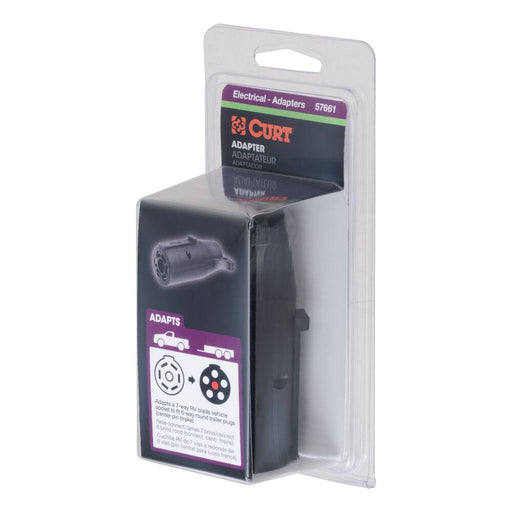 57660 Electrical Adapter (7-Way to 6-Way Round, Center Pin Brake)