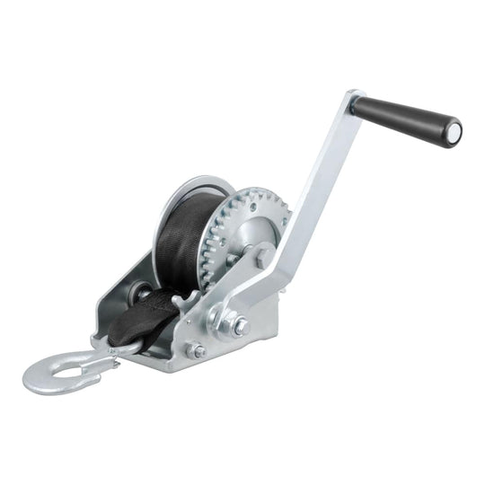 29433 Hand Crank Winch with 15' Strap (900 lbs, 6-1/2 Handle)