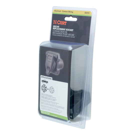 55416 Heavy-Duty Replacement 7-W Blade Socket (Plugs into USCAR)