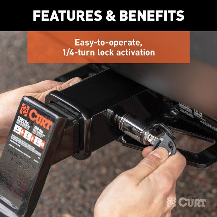 23527 Hitch & Coupler Lock Set (2 Receiver, 2-1/2 Latch)