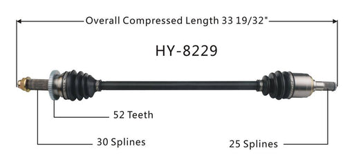 HY-8229 Trakmotive Auto CV Axle