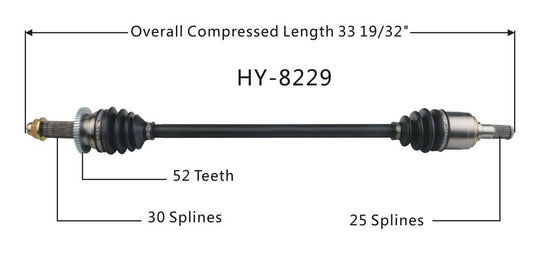 HY-8229 Trakmotive Auto CV Axle